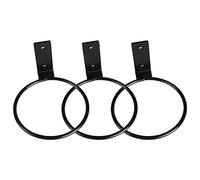 KOCAN 3 Pcs Flower Pot Holder Ring Wall Mounted 5 inch Plant Wall Hanger Rings Metal Plant Hooks Holders Wall Planter Hook