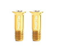KOCAN Ti Bolts, 2PCS Titanium Bicycle Rear Derailleur Jockey Wheel Bolt for MTB Road Bike M5×14.2mm Bike Guide Roller Bolt Screw