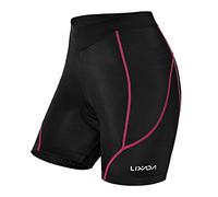 KOCAN Women Bike Padded Shorts Cycling 3D Padded Underwear Bicycle Padding Riding Shorts Biking Underwear Shorts Rose