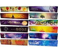 KOCAWIS12 X New Moon Incense Sticks 15GMS Assorted (Total 180 Grams Incense)