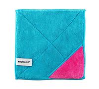 Kochblume 1-5-10 Set / Microfibre Cleaning Cloth 18 x 18 cm (Single, Turquoise-Pink)