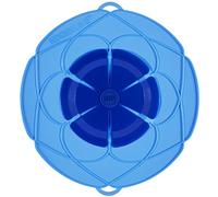 Kochblume Boil Over Protection Blue Small, Silicone, Klein Q 25.5 cm 14-20 cm