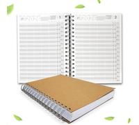 KochDialog 2026 A5 Appointment Book - 5 Employees, 30 Min Timing - Hairdresser, Salon, Practice Planner