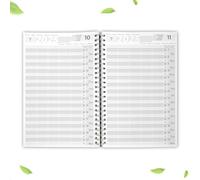 KochDialog KOCHDIALOG Appointment Book 2025 A4 Hairdresser Salon Practice Order Book 1-5 Employees 30 Minute Time Diary Practice Planner Hairdressing Planner Salon Planner Appointment Calendar Appoint