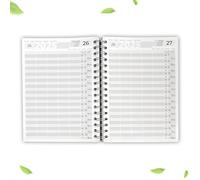 KochDialog KOCHDIALOG Appointment Book 2025 DIN A5 Hairdresser Salon Practice Order Book 1-5 Employees 30 Minute Time Diary Practice Planner Hairdressing Planner Salon Planner Appointment Calendar App