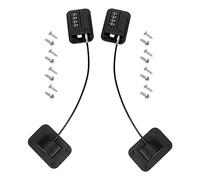 Kochenty 2 Pack Refrigerator Lock Combination Coded,Fridge Lock for Kids Safe, Child Cabinet Window Locks, Baby Door Lock