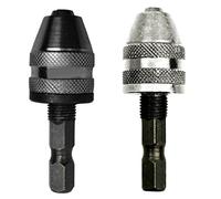 Kochenty HexDrill Chuck Keyless Screwdriver Impact Driver Adaptor Electric Motor Clamp Chuck Fixture Hex 0.5-3.6mm