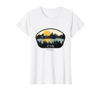 Kochi Japan Value Graphic T-Shirt, Women, White, M