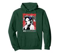 Kocho Shinobu Delicate Flower Poison Pullover Hoodie, Adult Unisex, Dark Green, Medium
