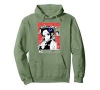 Kocho Shinobu Delicate Flower Poison Pullover Hoodie, Adult Unisex, Sage Green, Medium
