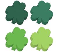 Kochorie 100 Pieces St. Patrick's Day Paper Napkins 12.6 x 12 Inch Green Shamrock Paper Napkins Three Leaf Clover Shaped for St. Patrick's Day Party Supplies Table Decorations