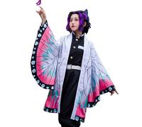 Kochou Shinobu Cosplay Costume Women Adult Outfit Cape Shinobu Anime Halloween Costume Complete Set Fan Item (XS)