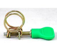 Kockney Koi 10 Clamps - Double Wire - Green .75"