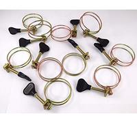 Kockney Koi Double Wired Hosing Clips - Black 1.75" (Box of 10)