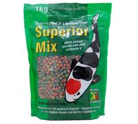 Kockney Koi Superior Mix Fish Food 6mm Pellets Pond 1Kg Koi Yamitsu