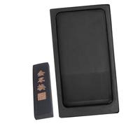 KOCKSHION 1 Set Calligraphy Inkstone Chinese Inkslab with Ink Stick for Writing and Painting Smooth Surface Compact Design for Students and Calligraphy Enthusiasts