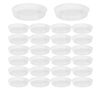 KOCKSHION 100pcs White Plastic round Mailing Tube Caps with Burrfree Edges, 2 Inch Diameter, Protective Flat End Caps for Document and Poster Storage, Prevents Damage during Transit