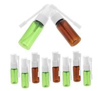 KOCKSHION 10pcs 15ml Empty Nose Spray Bottles Lightweight Leak Proof Plastic Refillable Small Container with Random Cap for Travel and Home Use