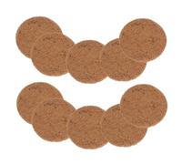 KOCKSHION 10pcs Coconut Palm Mat Flowerpot round Mats Nesting Pads Bird Nesting Materials Coconut Fiber Substrate for Pigeon Nest Pads Pet Bedding