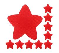 KOCKSHION 10pcs Cute Star Shaped Breathable Bandages, Waterproof Self-Adhesive PVC Plasters, Portable and Fun for Outdoor Activities and School Use