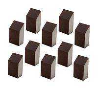 KOCKSHION 10pcs Decontamination Sponge Useful Sanding Sponges for Kitchen Remove Pot Cleaning for Cleaning Rust and Stains Natural Material for Kitchen Essentials and Home Use