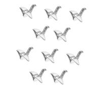 KOCKSHION 10pcs Diy Paper Crane Shape Hairpin Charms Decorative Hair Clips Charms for Braids Girls Hair Accessories Handmade Materials Copper Pendant