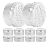 KOCKSHION 10pcs Dog Scent Training Tins Aluminum Containers Bite-resistant Scent Work Kit for Nose Training and Stress Relief in Dogs