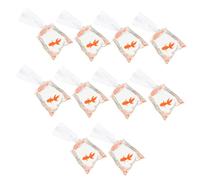 KOCKSHION 10pcs Goldfish Pendant Fish Water Bag Charms Resin Jewelry Findings for Diy Craft Keychain Phone Case Making