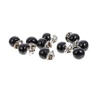 KOCKSHION 10Pcs Invisible Clothes Buttons Collar Corsages Safety Buckles for Women Anti-exposure Brooches Black Detachable Clothing Decorations