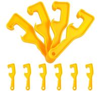 KOCKSHION 10pcs Plastic Paint Openers Lightweight Wrench for Bucket Lid Removal, Sturdy Openers for Paint and Jars, for Builders and DIY Use