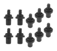 KOCKSHION 10pcs Toilet Brush Handle Connectors Threaded Scrub Brush Adapter Replacement Parts Compatible for Bathroom Cleaning