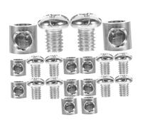 KOCKSHION 10pcs Wire Rope Cable Clamps Carbon Rope Fasteners for Lighting Fixtures Advertising Sign Hanging Safety Stability