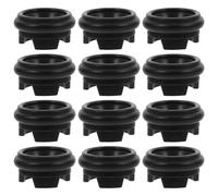 KOCKSHION 12pcs Black Plastic Gourd Sphere Holder Pedestal with Beautiful Hand-carved Designs, Easy Display Stand for Multiple Crystal Spheres, Versatile Use for Home Décor and Ornament