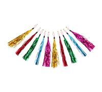 KOCKSHION 15pcs Cat Teaser Replacement Heads with Bells for Interactive Play Flexible Portable Tassel Kitten Stimulating Exercise for Indoor Cats Random Mixed Colors Random Color
