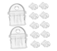 KOCKSHION 15pcs Usb Dust Plugs for Charging Port Transparent Type-c Anti-dust Caps Liquid and Dirt Protector for Mobile Devices Easy to Use Construction