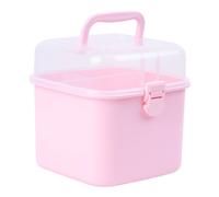 KOCKSHION 1Pc Large Capacity Emergency Medicine Case Multifunctional Plastic Organizer with Compartments for Home Travel Outdoor Use Durable Lightweight and Wall Mountable