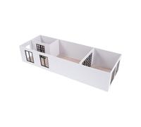 KOCKSHION 1set Scale Interior Section Apartment Model Kit Hand-assembled Miniature Architectural Model for Detailed Craft and Hobby Building Projects