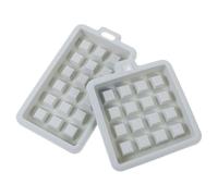 KOCKSHION 2 Pcs Silicone Waffle Making Mold Square Rectangle Baking Cake Mold Easy to Demould Easy to Clean Simple Design for Home Bakery Shop
