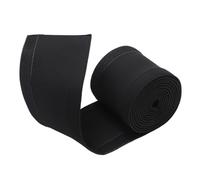 KOCKSHION 2 Rolls Neoprene Cable Sleeves Black 1m Length Each Cord Protective Sleeve with Large Capacity Storage and Cuttable Design for Data Lines and Wire Management at Home Or Office