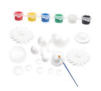 KOCKSHION 2 Sets Craft Foam Planet Ball Solar System DIY Foam Balls for Lightweight Durable Crafting Material for Arts Educational Projects for Hands Creativity and Imagination Development