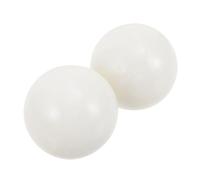 KOCKSHION 2 Sets Marble Massage Balls for Hand Exercise and Muscle Tightness Relief, White Round Hand Fitness Rolling Balls for Stress Relief and Wellness