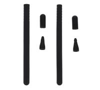 KOCKSHION 2 Sets Silicone Stylus Pen Protector for Pencil Shockproof Sleeve with Anti-lost Nib Caps Non-slip Grip Scratch-resistant Cover Compatible with Wireless Charging and Magnetic