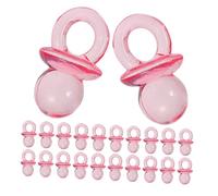 KOCKSHION 200pcs Mini Acrylic Pacifiers Shower Favors Gender Reveal Decor DIY Party Scatter