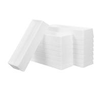 KOCKSHION 20pcs 50ml Plastic Single Well Reservoir for Pipettes, High Temperature Resistant Reagent Loading Tray with Efficient Liquid Handling for Biochemical Analysis