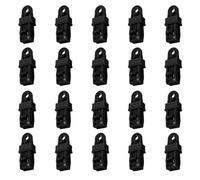 KOCKSHION 20pcs Heavy Duty Tarp Clips Tent Clamps Made of Sturdy Pp Material with Easy Installation for Outdoor Camping Caravan Canvas Use
