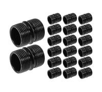 KOCKSHION 20pcs Metal Wire Rack Pole Connector with Dual Slot Structure for Easy Assembly and Expansion, Carbon Steel Wire Shelf Rack Connector Compatible with Garage Storage Shelves