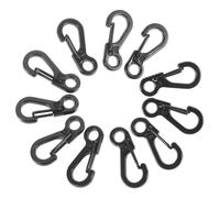 KOCKSHION 20Pcs Mini Carabiner Clips Zinc Alloy Spring Hooks for Jewelry Keychains Charms Durable Resistant Quick Release Design for Crafts Accessories
