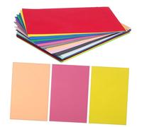 KOCKSHION 20pcs Multicolor Foam Sheets Set Thick Colored Foam Paper for DIY Crafts Preschool Classroom Scrapbooking Lightweight Flexible Handcraft Material