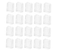 KOCKSHION 20pcs Travel Toothbrush Caps Transparent Protective for Toothbrush Compatible with Philips Dustproof and Hygienic for Home and Travel Use