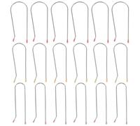 KOCKSHION 24pcs Hot Curler Clamp Hair Roller Clips Set Sturdy Stainless Steel Material Designed for Professional Hair Styling and Volume Control